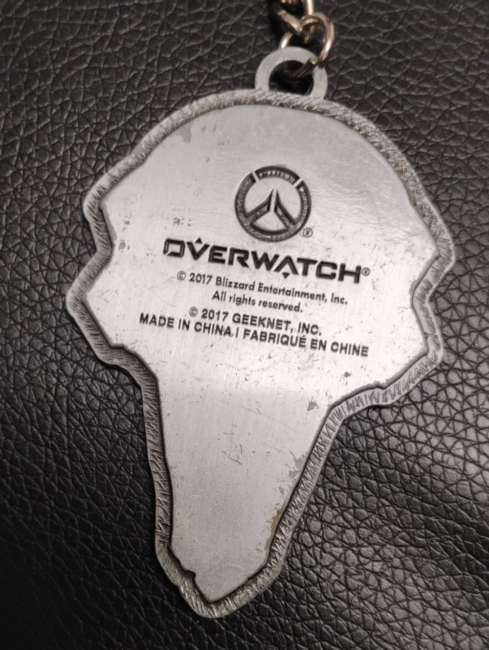 2017 BLIZZARD OVERWATCH REAPER MASK KEYCHAIN CHARM GOOD CONDITION